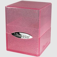 Ultra Pro Satin Cube Deck Box - Glitter Pink